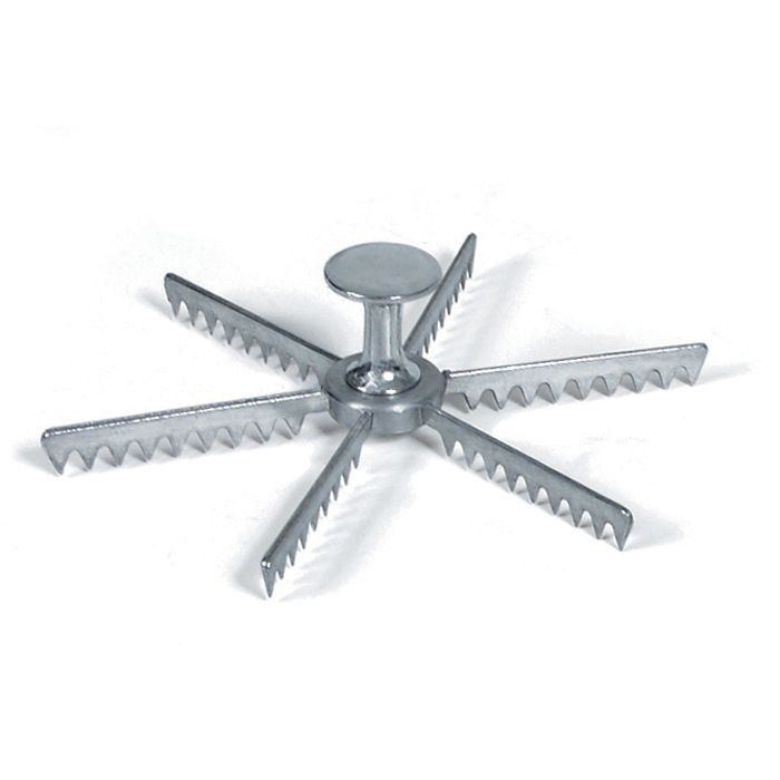 Browne Foodservice Cast Aluminum Six-Cut Pie Marker