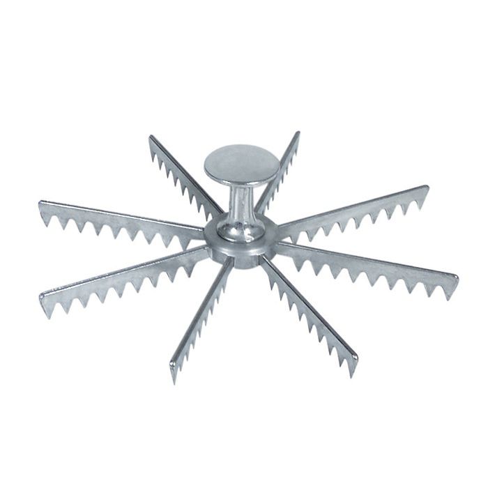 Browne Foodservice Cast Aluminum Eight-Cut Pie Marker