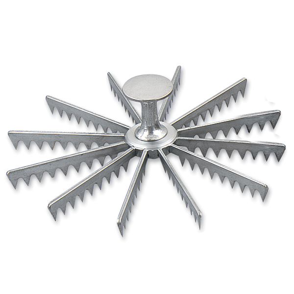 Browne Foodservice Cast Aluminum Twelve-Cut Pie Marker
