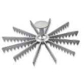Browne Foodservice Cast Aluminum Twelve-Cut Pie Marker