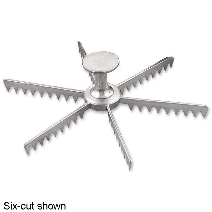 Browne Foodservice Cast Aluminum Five-Cut Pie Marker