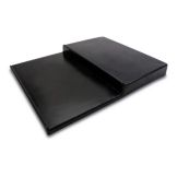 ABS Plastic 2-Tiered Step Riser, Black, 24" x 30" x 3"