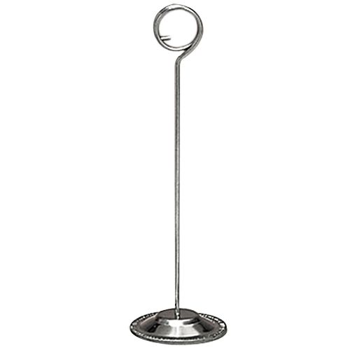 American Metalcraft Deluxe S/S 8"H Card Holder Stand