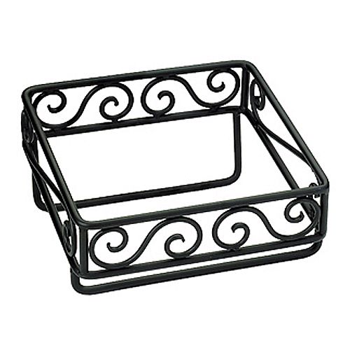 Delfin 12" x 12" x 6.5" Black Santa Fe Counter Top Display