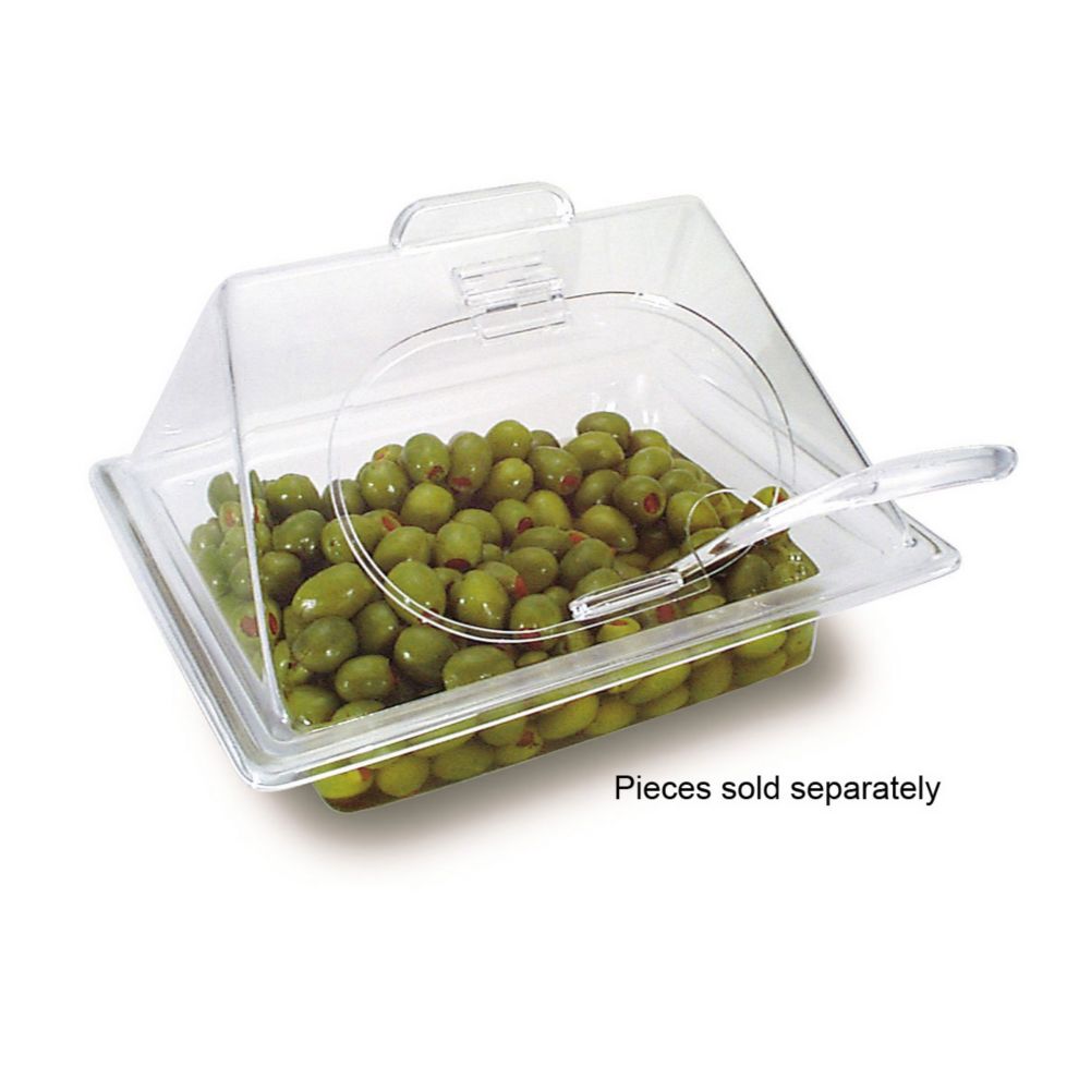 Delfin 12" x 10" Clear Side Cut Hinged Dome