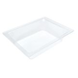 Delfin 12" x 10" Clear Rectangular Ice Bowl