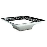 Delfin 2 Qt. White Square Sorrento Bowl