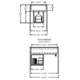 Randell&reg; 43.38" Drop In Refrigerated Frost Top
