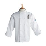 Uncommon Thread White Medium Chef Coat w/ Thermometer Pocket