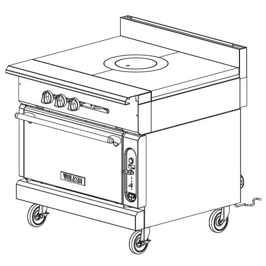 Vulcan Hart V Series Heavy Duty 36" Gas Range