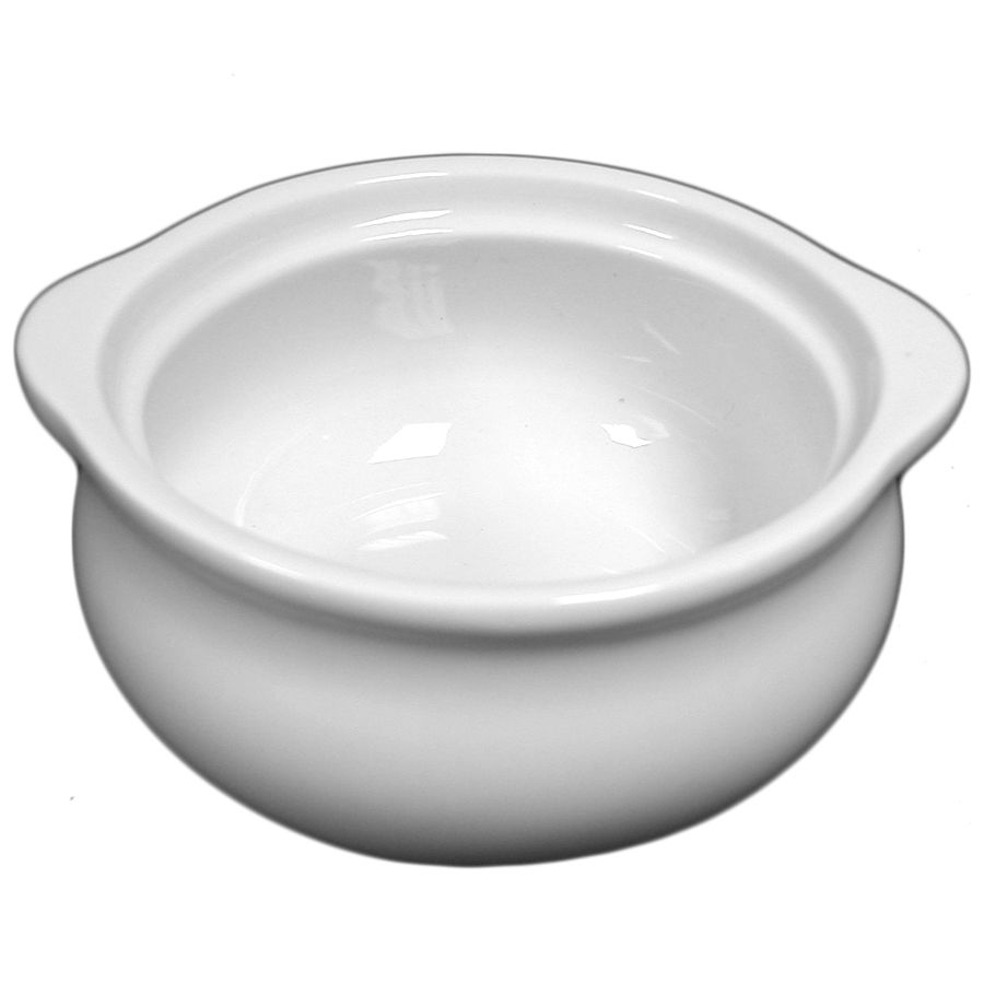 Blackwood White Oven-Safe 10 Oz Onion Soup Bowl