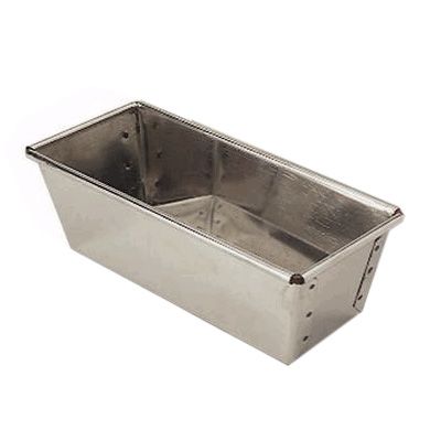 Matfer Bourgeat Tin Plate Flared Bread Loaf Pan w/ Rim