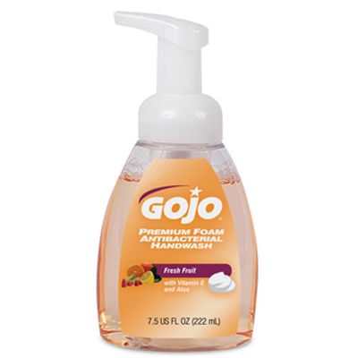 GOJO&reg; 7-1/2 Fl. Oz. Premium Foam Antibacterial Handwash