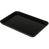 Carlisle Fiberglass Market Tray, Black, 12" X 18"
