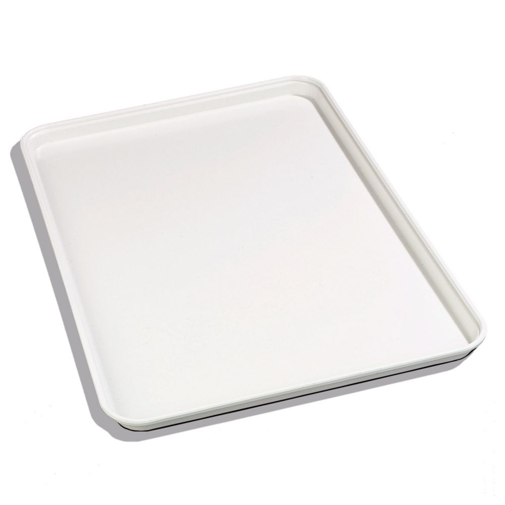 Carlisle 25-5/8" x 17-7/8" Pearl White Fiberglass Tray