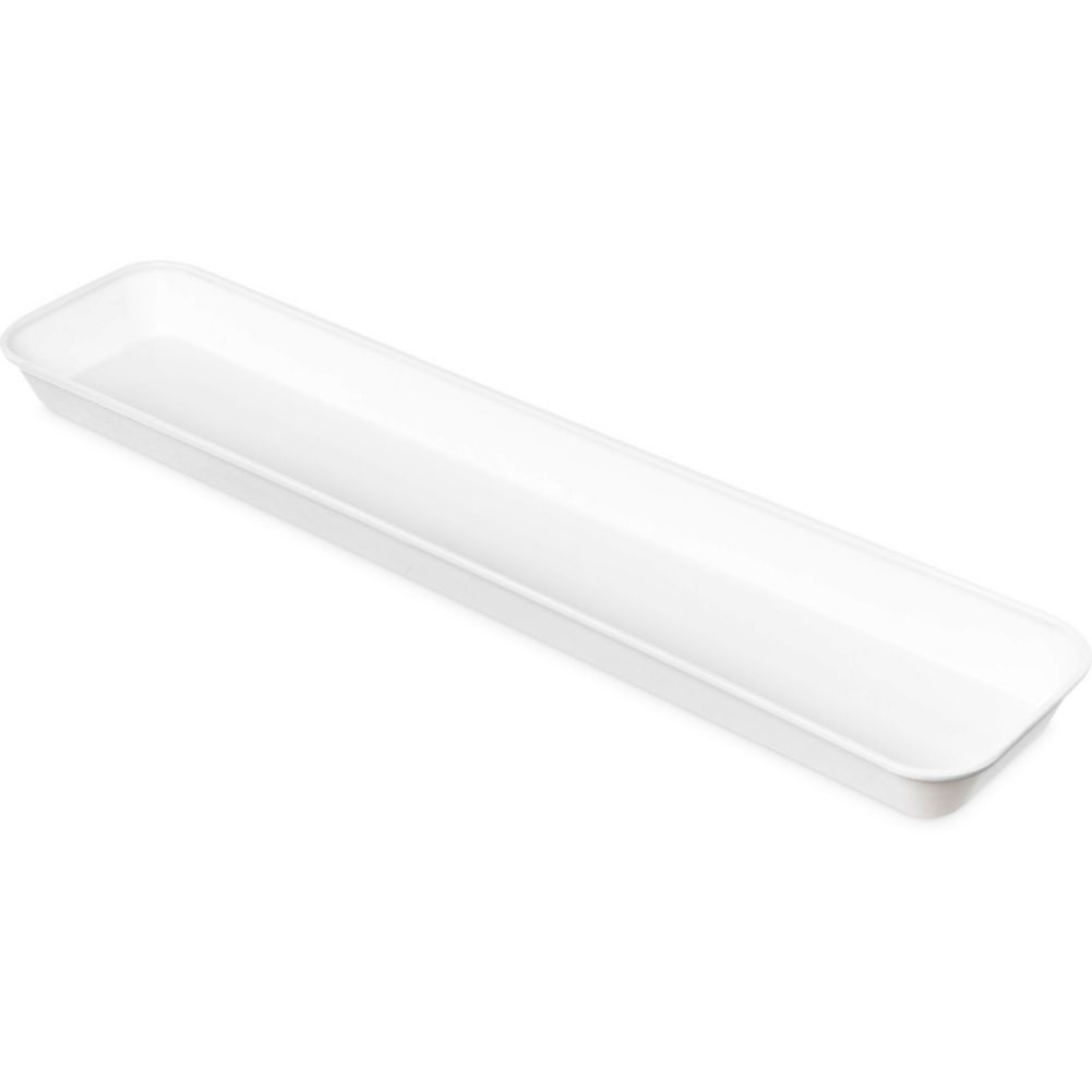 Carlisle&reg; Pearl White Fiberglass Market Pan