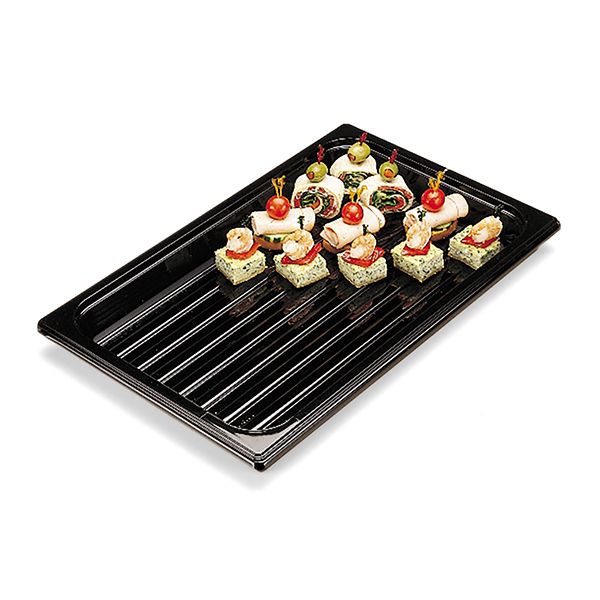 Cambro Black Rectangular Camwear&reg; Display Tray