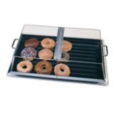 Cambro Clear Camwear&reg; Rectangular Hinged Cover