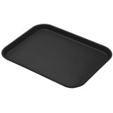 Cambro Black Rectangular Camtread&reg; Tray