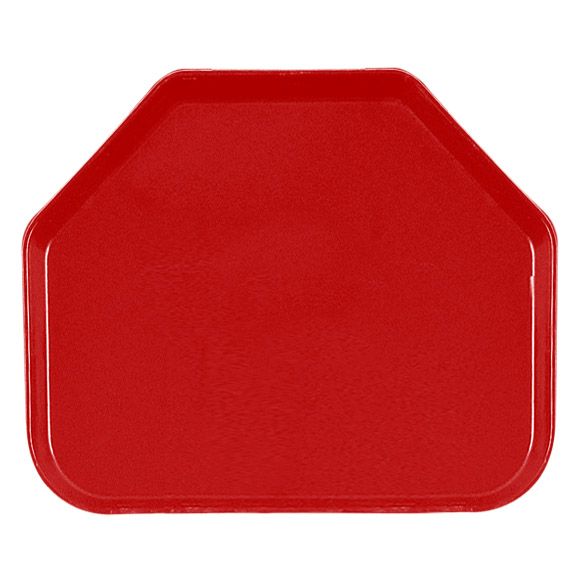 Cambro Camtray&reg; Trapezoid Signal Red