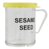 Clear 10 oz Camwear&reg; Shaker w/ Yellow Lid