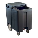 Cambro Tall Height SlidingLid Ice Caddy, Black, 175 lbs