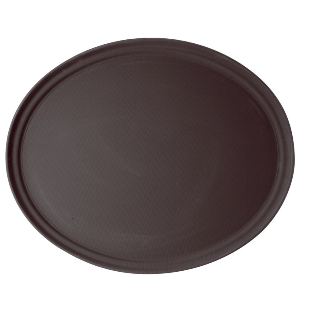 Cambro Tavern Tan Oval Camtread&reg; Tray