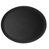Cambro Black Oval Camtread&reg; Tray
