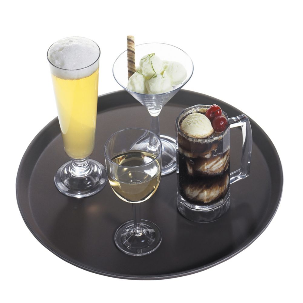Cambro Tavern Tan Round 11" Camtread&reg; Tray