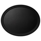 Cambro Black Oval Camtread&reg; Tray