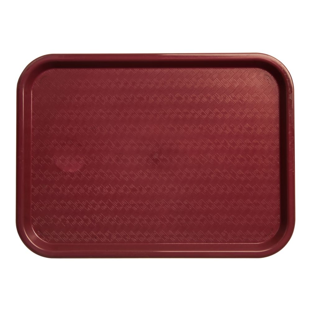 Carlisle&reg; Cafe Standard Tray, Burgundy