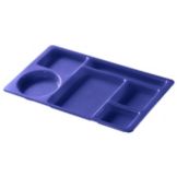 Cambro Blue 6-Compartment School Tray