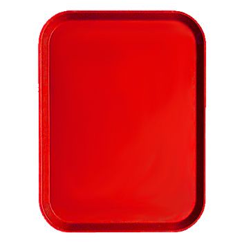 Cambro Camtray&reg; Fire Engine Red Rectangular