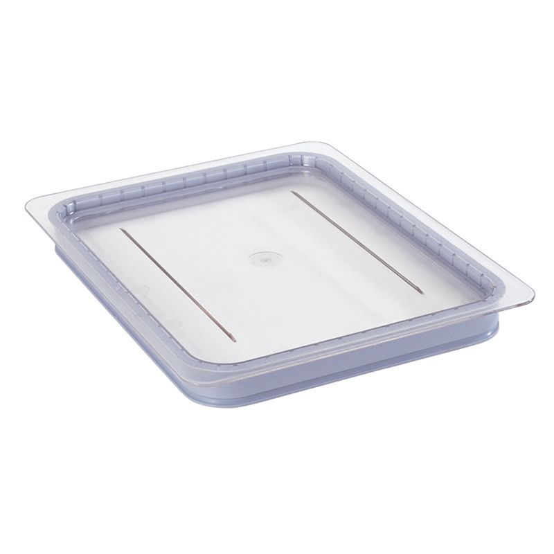Cambro Clear Camwear&reg; Half Size Food Pan GripLid&trade;