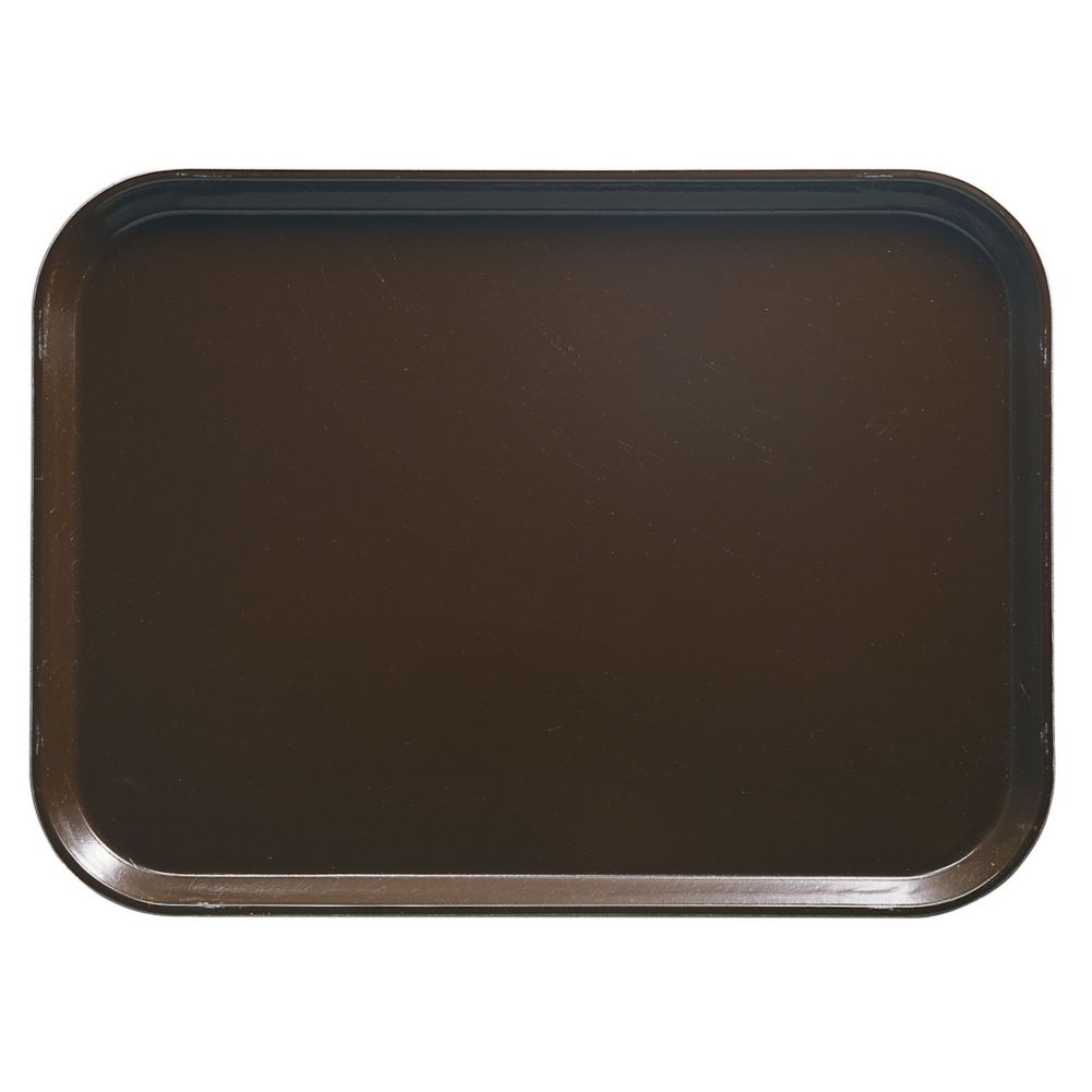 Cambro Rectangular Low Profile Rim Camtray&reg; Brazil Brown