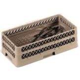 Traex&reg; 19-3/4" x 10" Beige Half-Size Flatware Rack