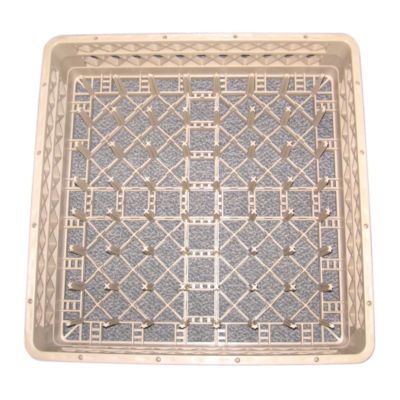 Traex&reg; Beige 1 Extension Peg Plate Rack