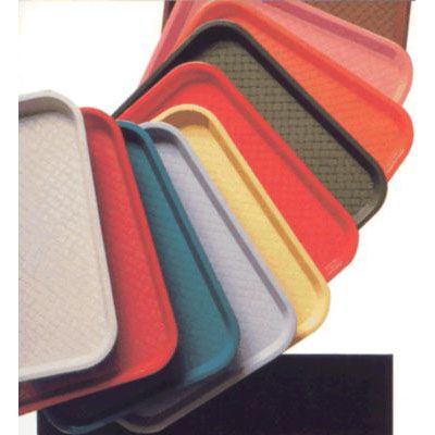 LeBeau Easy Grip Food Service Tray, Crimson, 12 x 17