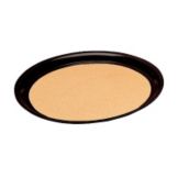 Vollrath Brown Oval Cork-Lined Laminated 23 x 28 Serving Tray