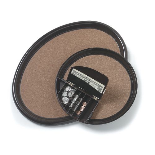 Carlisle Round Clip-On Money Maid&trade;, Brown