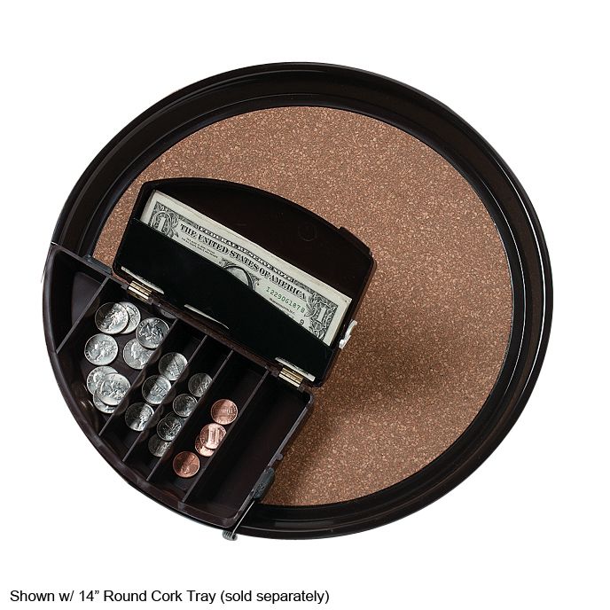 Carlisle Round Clip-On Money Maid&trade;, Brown