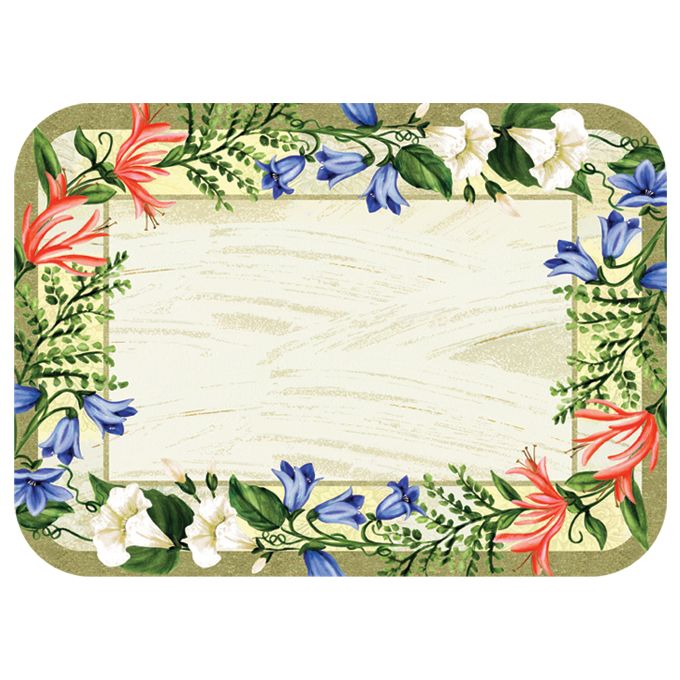 Dinex&reg; Sage Garden Tray Cover for 14" To 18" Trays