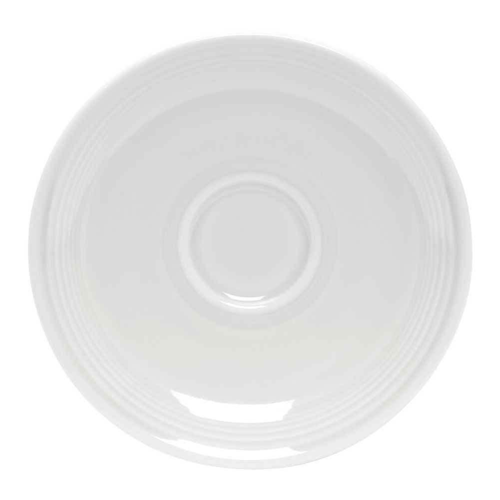 Homer Laughlin China Fiesta&reg; White 4-7/8" A.D. Saucer