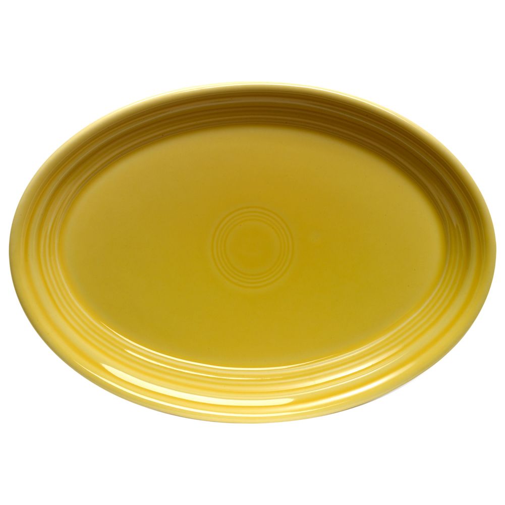 Homer Laughlin China Fiesta&reg; Sunflower 9-5/8" Oval Platter
