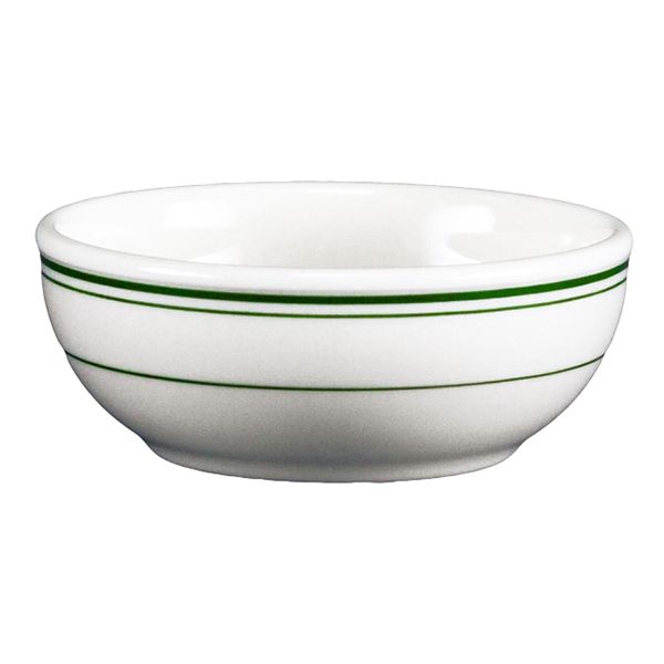 Homer Laughlin China Green Band RE 15 oz Nappie