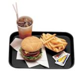 Cambro Black Fast Food Tray