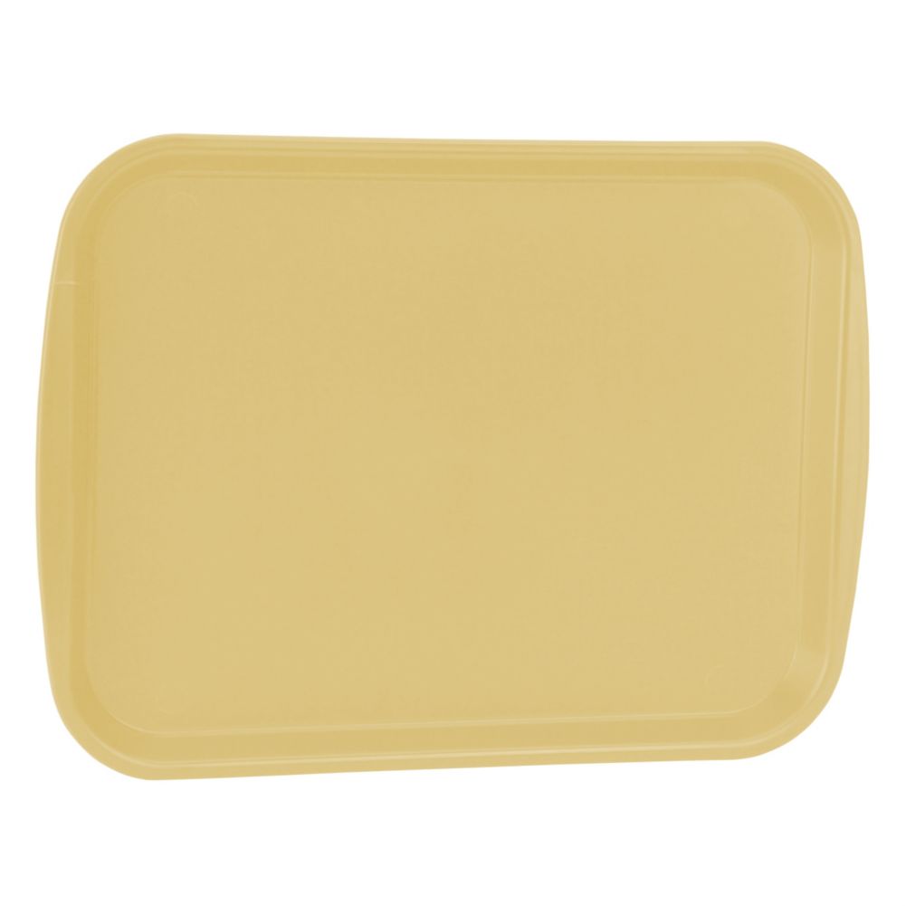 Traex&reg; 12" x 16" Beige Plastic Fast Food Tray