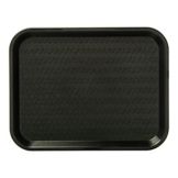 Carlisle&reg; Cafe&reg; Standard Black Tray