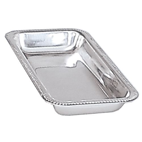 Adcraft&reg; 11" x 5-3/4" S/S Celery / Relish Tray