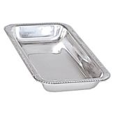 Adcraft&reg; 11" x 5-3/4" S/S Celery / Relish Tray